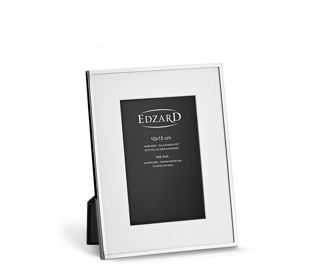 EDZARD Bilderrahmen Rimini, edel versilbert und anlaufgeschützt, für 10x15 cm Foto EDZARD Bilderrahmen Rimini, edel versilbert und anlaufgeschützt, für 10x15 cm Foto von EDZARD