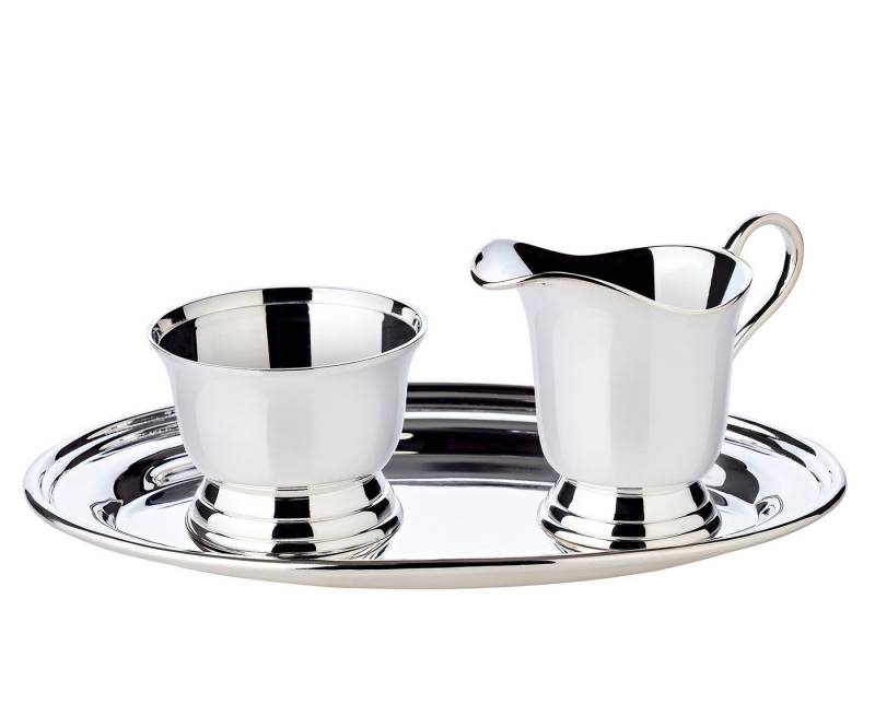 EDZARD Dekotablett Jersey, Schwerversilbert, H 8 cm EDZARD Dekotablett Jersey, Schwerversilbert, H 8 cm von EDZARD