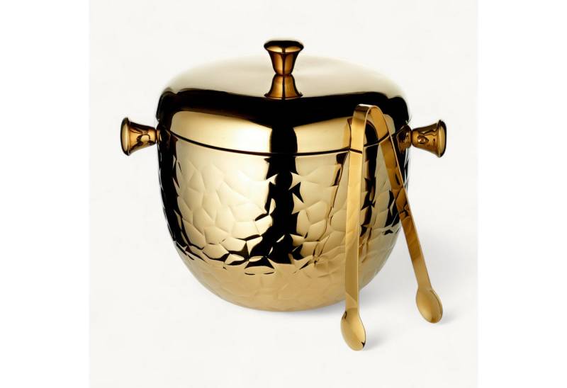 EDZARD Eiseimer Rico, (Höhe 21 cm), Gold-Optik, inkl. Deckel, Sieb und Eiszange EDZARD Eiseimer Rico, (Höhe 21 cm), Gold-Optik, inkl. Deckel, Sieb und Eiszange von EDZARD