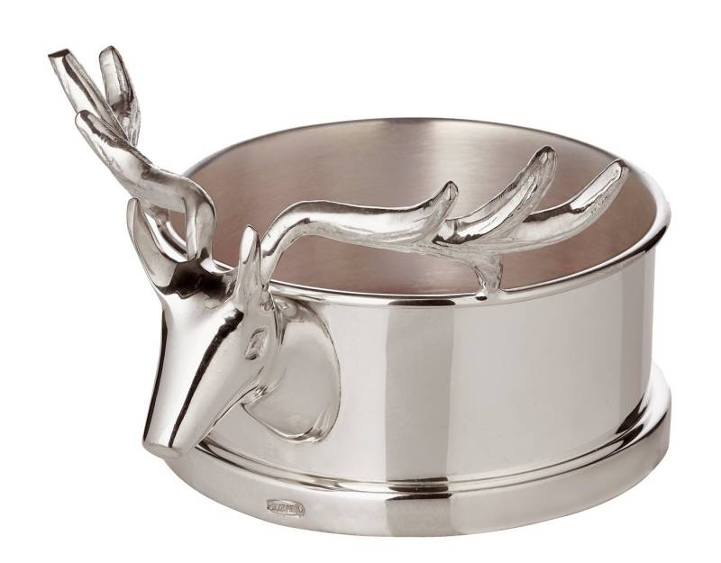 EDZARD Flaschenuntersetzer Derby, Untersetzer für Gläser und Flaschen, schwerversilbert, ? 13 cm EDZARD Flaschenuntersetzer Derby, Untersetzer für Gläser und Flaschen, schwerversilbert, ? 13 cm von EDZARD