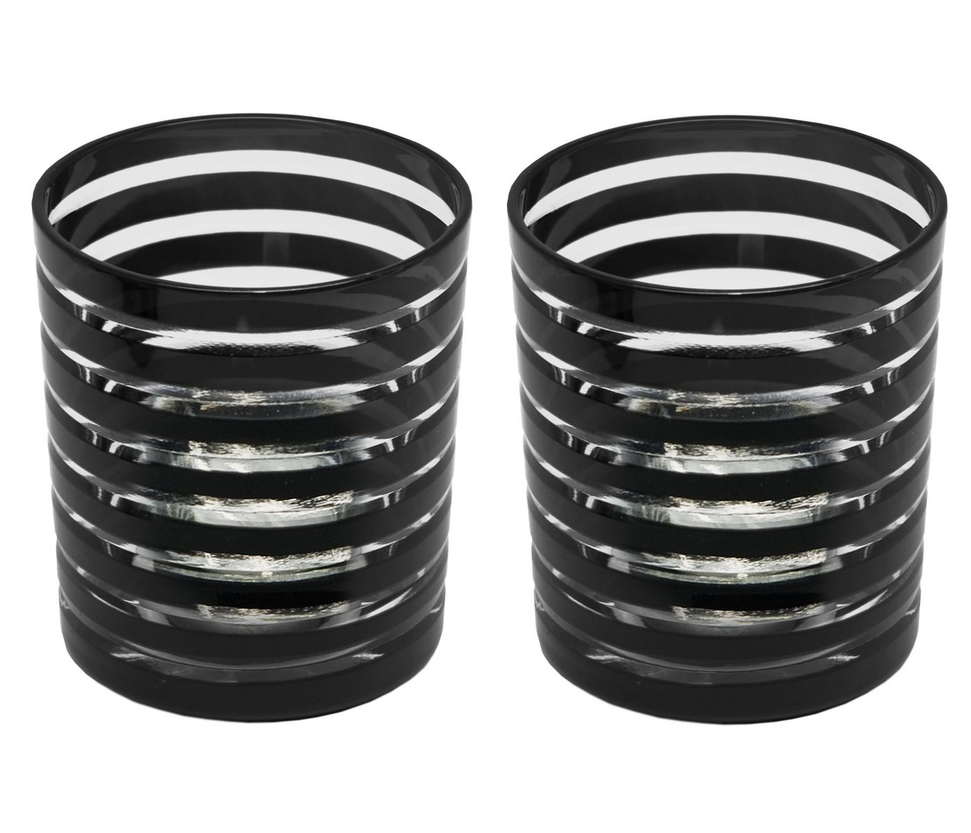 EDZARD Gläser-Set Nelson Schwarz, Glas, Handgeschliffenes Überfangglas EDZARD Gläser-Set Nelson Schwarz, Glas, Handgeschliffenes Überfangglas von EDZARD