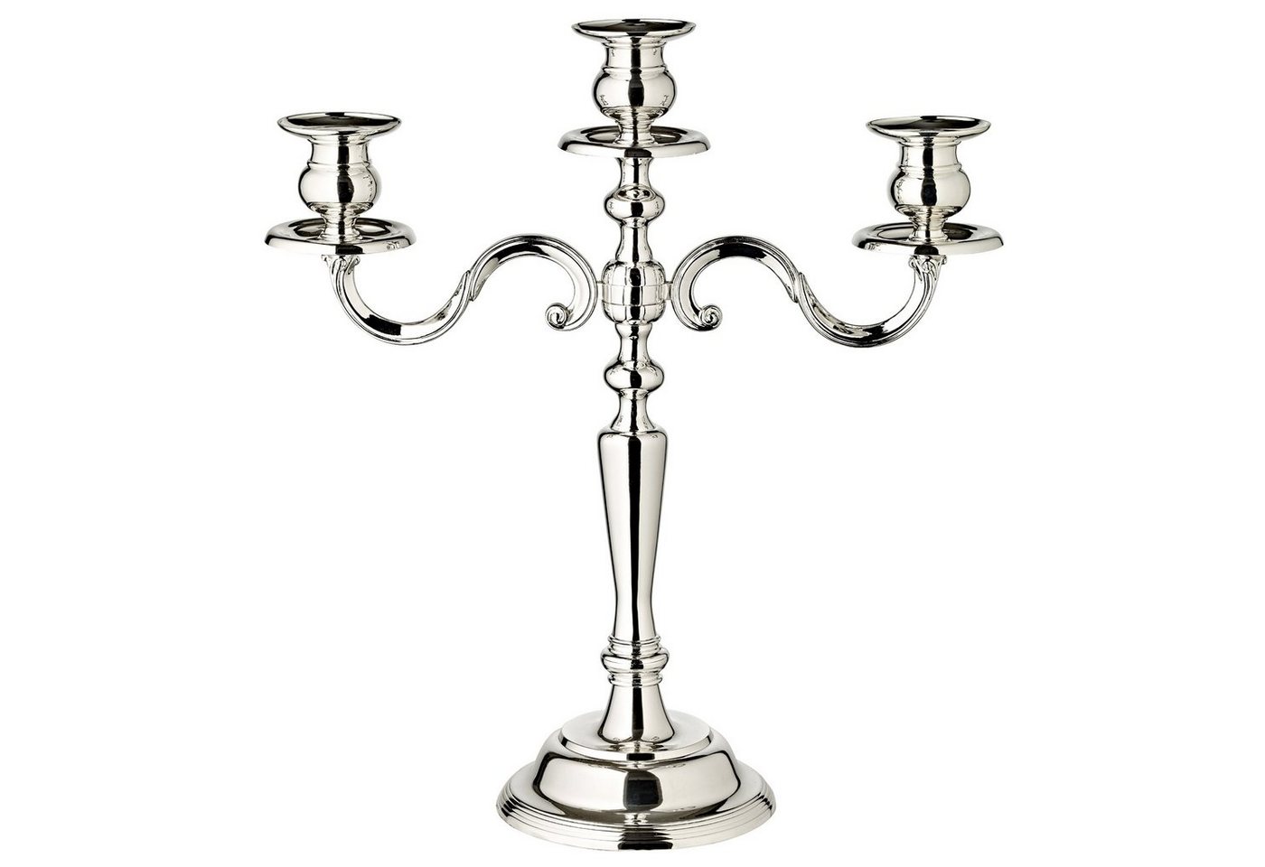 EDZARD Kerzenhalter Regina, Kerzenständer für Stabkerzen, versilbert und anlaufgeschützt, H 36 cm EDZARD Kerzenhalter Regina, Kerzenständer für Stabkerzen, versilbert und anlaufgeschützt, H 36 cm von EDZARD