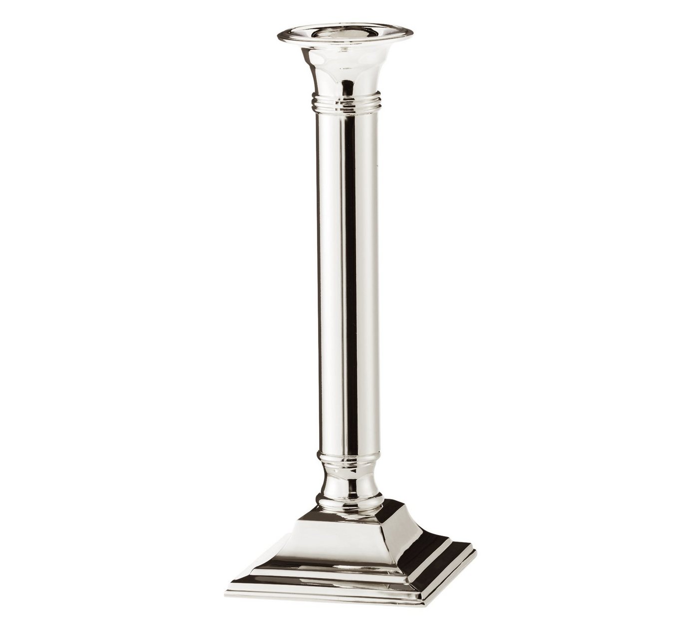 EDZARD Kerzenhalter Lincoln, Silber-Optik, für Stabkerzen, versilbert, anlaufgeschützt, H 23 cm EDZARD Kerzenhalter Lincoln, Silber-Optik, für Stabkerzen, versilbert, anlaufgeschützt, H 23 cm von EDZARD