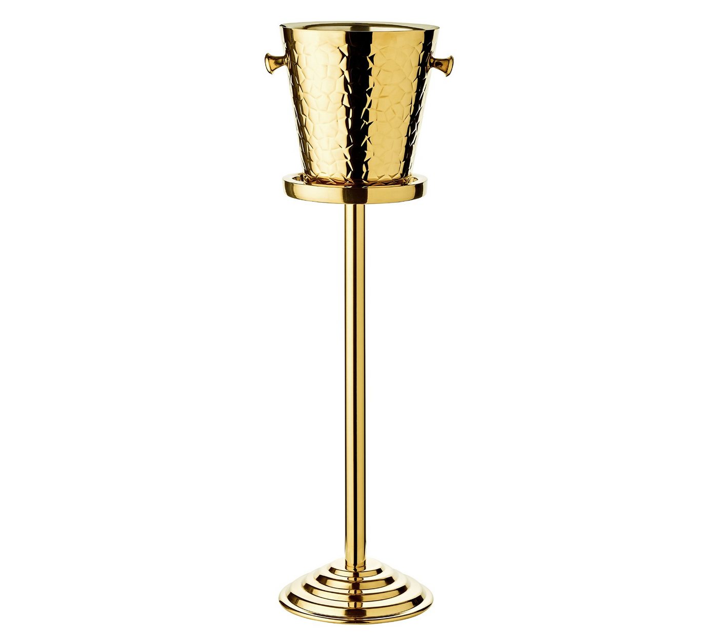 EDZARD Sektkühler Capri, Inkl. Ständer, Edelstahl, Gold-Optik, hochglanzpoliert, H 83 cm EDZARD Sektkühler Capri, Inkl. Ständer, Edelstahl, Gold-Optik, hochglanzpoliert, H 83 cm von EDZARD