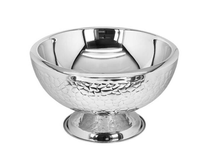 EDZARD Sektkühler Capri Edelstahl Höhe 24cm Ø 43cm von EDZARD
