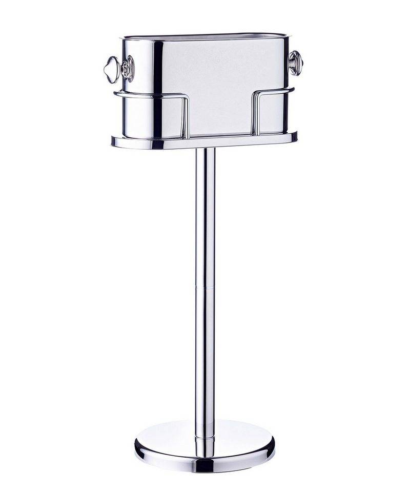 EDZARD Sektkühler Leo, inkl. Ständer (H 79 cm), hochglanzpoliert, mit Griffen von EDZARD