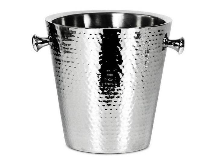 EDZARD Sektkühler Valencia gehämmert mit Griffen Höhe 23cm Edelstahl EDZARD Sektkühler Valencia gehämmert mit Griffen Höhe 23cm Edelstahl von EDZARD