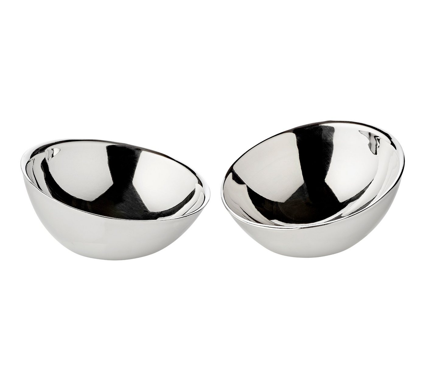 EDZARD Servierschale Asti, Edelstahl, 2er-Set, Silber-Optik, H 5 cm EDZARD Servierschale Asti, Edelstahl, 2er-Set, Silber-Optik, H 5 cm von EDZARD