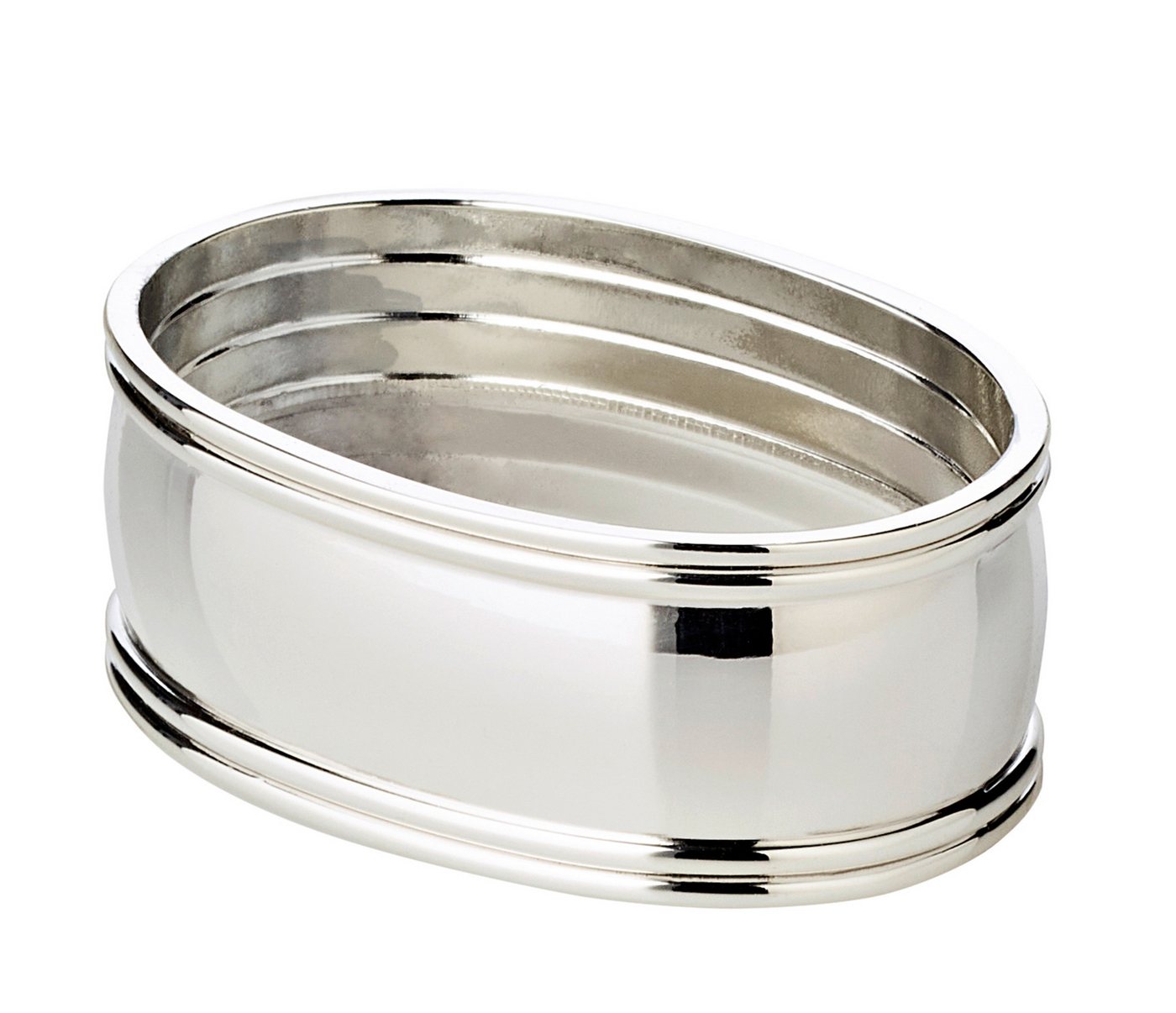 EDZARD Serviettenring Faden, 6er-Set, oval, Silber-Optik schwerversilbert, H 2 cm EDZARD Serviettenring Faden, 6er-Set, oval, Silber-Optik schwerversilbert, H 2 cm von EDZARD