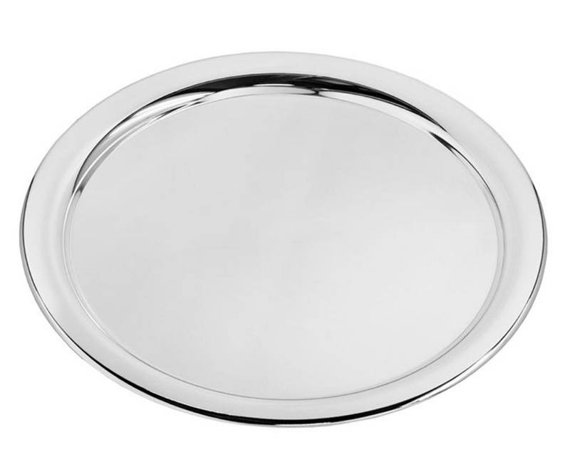 EDZARD Dekotablett Porto, Rund, versilbert mit Anlaufschutz, hochglanzpoliert, Ø 32 cm EDZARD Dekotablett Porto, Rund, versilbert mit Anlaufschutz, hochglanzpoliert, Ø 32 cm von EDZARD