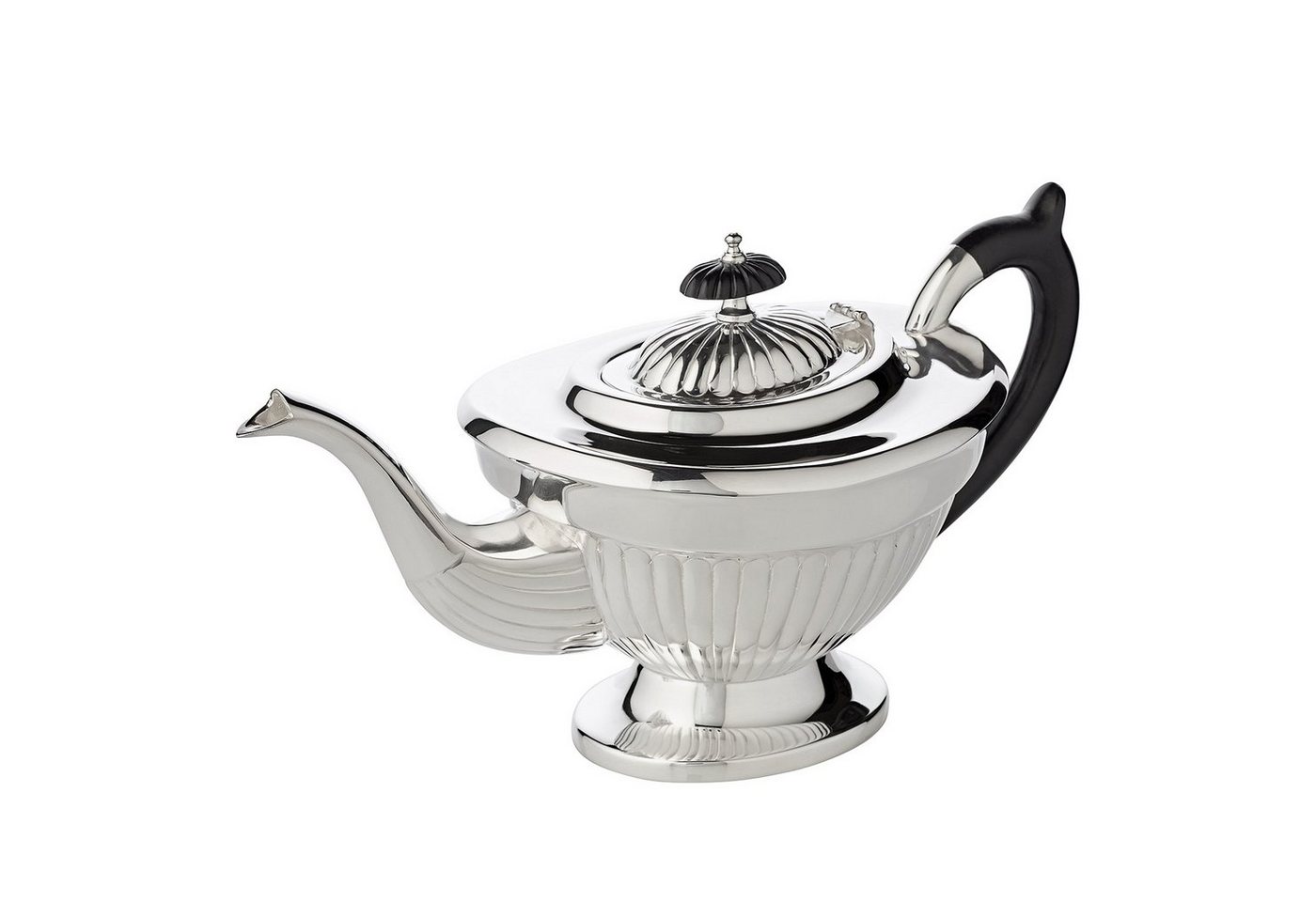 EDZARD Teekanne Queen Anne, 900 l, Schwerversilbert(QauliPlated) von EDZARD