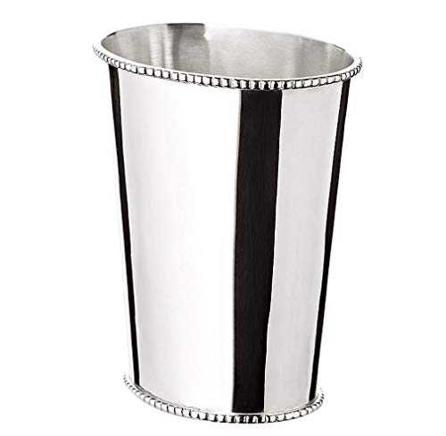EDZARD Vase Perla (Höhe 16 cm), schwerversilbert, Blumenvase mit Perlenrand von EDZARD