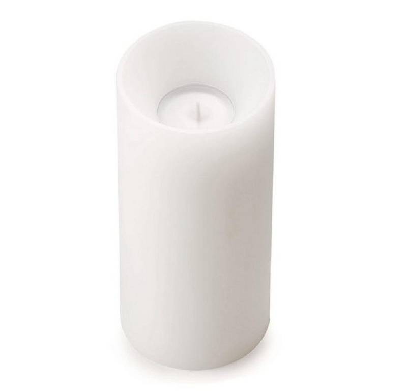 EDZARD Windlicht Kerzenattrappe Cornelius Tief (8x18cm) von EDZARD