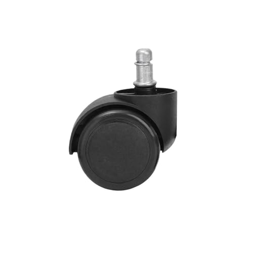 1/2/5 stücke 2 zoll Universal Swivel Caster Stumm Büro Stuhl Rad Rollen Duty Replacemen Möbel Räder Roller(Black-1PC) von EEEBLBXNQ