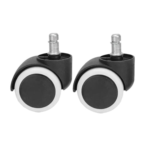 1/2/5 stücke 2 zoll Universal Swivel Caster Stumm Büro Stuhl Rad Rollen Duty Replacemen Möbel Räder Roller(White-2PCS) von EEEBLBXNQ