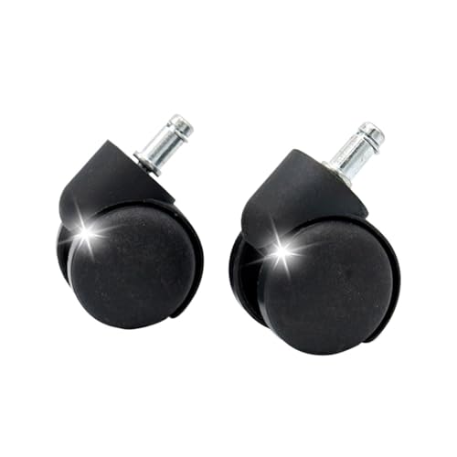 1/2 Stück Stuhlrad Möbelrolle 11 mm Schraube Lenkrollen Räder Ersetzen Hardware Trolley Werkzeug for Büro-/Computerstühle(2pcs) von EEEBLBXNQ