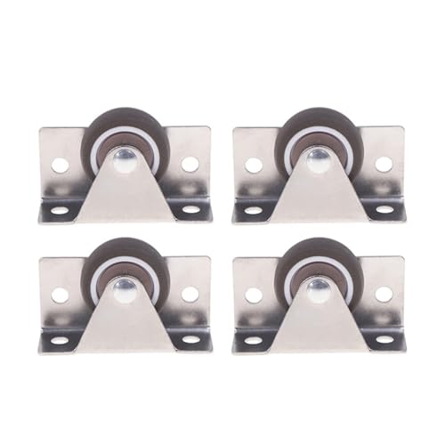 1/4 Stück leise Gummirollen Schubladenräder for Möbel Küchenschrank Tisch der Seiteninstallation Low Profile Rad ersetzen(A4) von EEEBLBXNQ