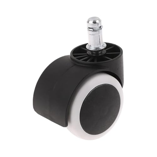 1/5 stücke 2 Zoll Swivel Caster Räder Ersatz Gaming Stuhl Büro Rollen Möbel Hardware(White,5Pcs) von EEEBLBXNQ