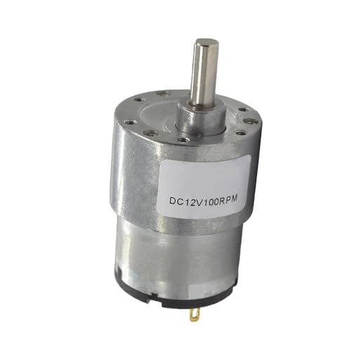 1PC 12V 24V Getriebemotor Hohes Drehmoment Niedrige Geschwindigkeitsreduzierung Elektrischer Metall-Mini-Reduzierer 7-600RPM Getriebemotoren(45 RPM,24V) von EEEBLBXNQ
