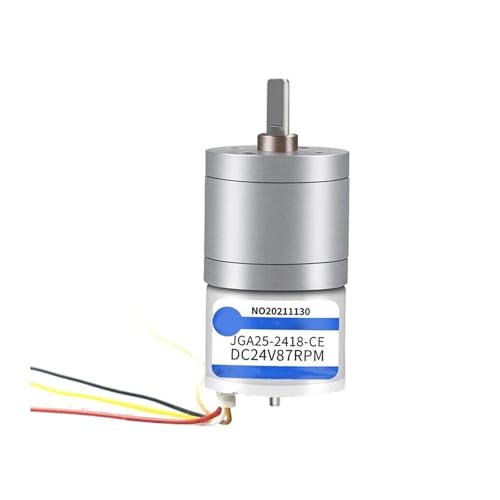 1PC DC 12V 24V 9-1977rpm Einstellbare Geschwindigkeit Max 9kg.cm Hohes Drehmoment 1-4W 0,035A-0,05A 4MM Welle Metallgetriebe Bürstenloser Motor(12v 42rpm) von EEEBLBXNQ