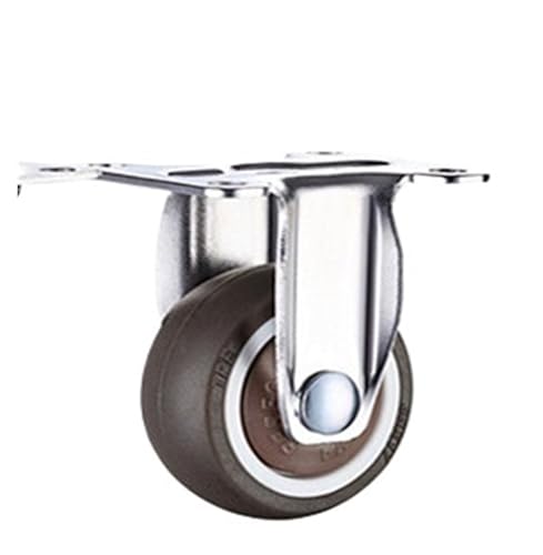 1pc 1/1.25/1.5/2 Zoll Möbel Rollen Räder Gummi Swivel Castor Trolley Caster Mit Bremse(B,1.5 inch) von EEEBLBXNQ