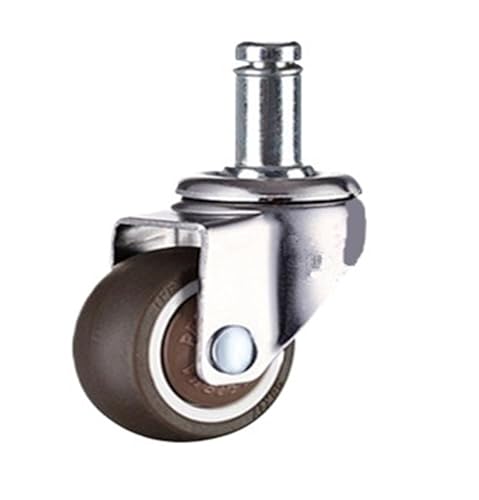 1pc 1/1.25/1.5/2 Zoll Möbel Rollen Räder Gummi Swivel Castor Trolley Caster Mit Bremse(F,1.25 inch) von EEEBLBXNQ
