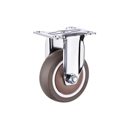 1pc 2/2.5/3 Zoll TPR Swivel Caster Räder Duty Mit Sicherheit Dual Bremse Kein Lärm Abschließbar(Type 3,2.5 inch) von EEEBLBXNQ