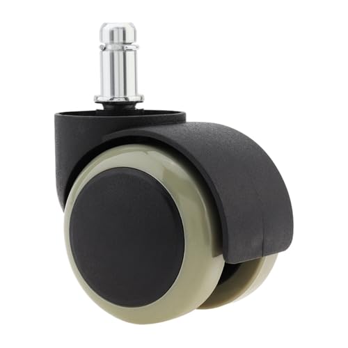 1pc 360 Grad Rotary Caster Möbel Swivel Ersatz Räder Kleine Kunststoff Castor Rad(Type C-Gray) von EEEBLBXNQ