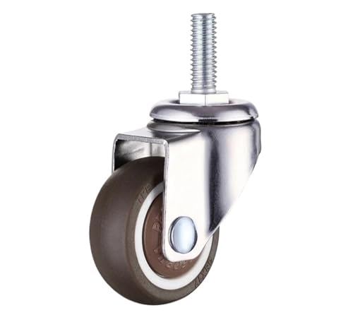 1pc Lenkrollen Bürostuhl Schraube Schreibtisch Rollstuhl Zubehör Gaming Sitzen Rad Möbel Moving Rotierenden Trolley Lift Rollen(2 swivel 2 brake,1.5 Inch) von EEEBLBXNQ
