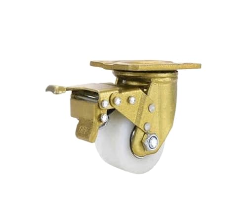 1pc Lenkrollen Kapazität 800kg Möbelräder Leise Trolley Rad Tisch Stuhl Und Sofa Mit Seitenbremse(Brake wheel-C,4 Inch) von EEEBLBXNQ