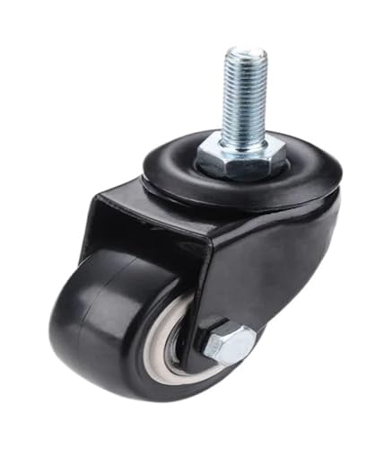 1pc Möbel Caster 1,5 Zoll 40mm 360 Drehbare Duty Schraube Swivel Castor Räder Trolley Gummi Bremse Schutzhülle(Without Brake) von EEEBLBXNQ