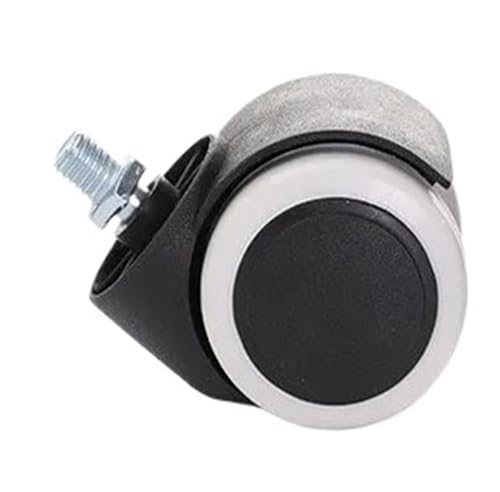 1pc Möbel Hardware Rollen Hause Drehstuhl Räder Schreibtisch Büro Stille Rad Zubehör Riemenscheiben(Screw thread) von EEEBLBXNQ