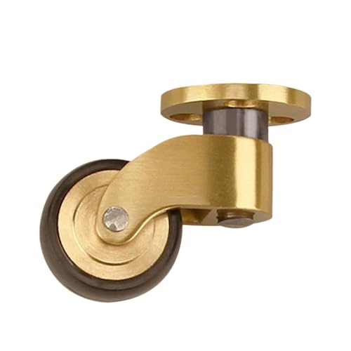 1pc Möbelrollen 360 ° Messing Caster Silent Bearing Sofa Tische Stuhl Metall Rad Duty Roller Home Hardware(T4925) von EEEBLBXNQ