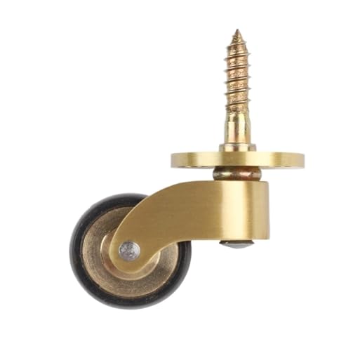 1pc Möbelrollen 360 ° Messing Caster Silent Bearing Sofa Tische Stuhl Metall Rad Duty Roller Home Hardware(T4926) von EEEBLBXNQ