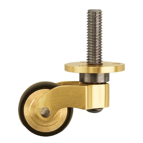 1pc Möbelrollen 360 ° Messing Caster Silent Bearing Sofa Tische Stuhl Metall Rad Duty Roller Home Hardware(T4927) von EEEBLBXNQ