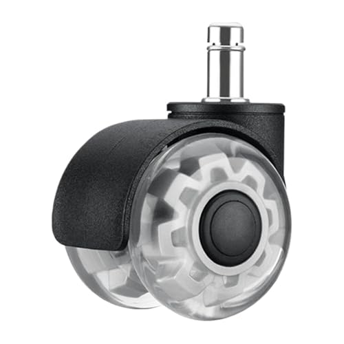 1pc Weiche Schwenkrollen Rad Gummi Bürostuhl Räder Stumm Möbel Caster(B) von EEEBLBXNQ