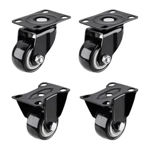 2/4 stücke 2 zoll Duty Caster Räder Polyurethan Swivel Mit 360 Grad(2inch-2pcs C-2pcs B) von EEEBLBXNQ