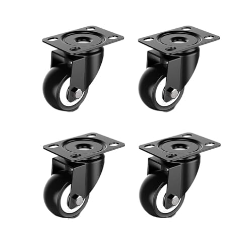 4 Stück 2 Zoll Lenkrollen ohne Bremse und Lärm von EEEBLBXNQ