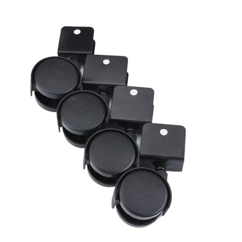 4 Teile/los 1,5 Zoll U-förmigen Schiene kinder Universal Rad Möbel Stuhl Caster Band Bremse Büro Computer Schreibtisch(Without Brake,22mm) von EEEBLBXNQ