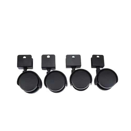 4 Teile/los 2 Zoll U-förmigen Schiene kinder Universal Rad Möbel Stuhl Caster Band Bremse Büro Computer Schreibtisch(Without Brake,25mm) von EEEBLBXNQ