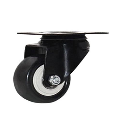 4 stücke 2 Zoll 50mm Schwarz Swivel Castor Räder Trolley Möbel Caster Gummi(A2) von EEEBLBXNQ