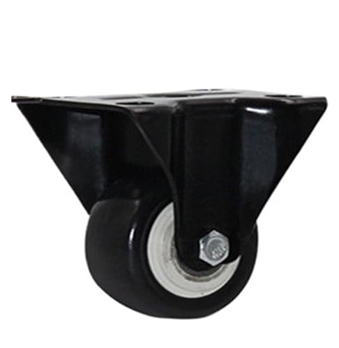 4 stücke 2 Zoll 50mm Schwarz Swivel Castor Räder Trolley Möbel Caster Gummi(B2) von EEEBLBXNQ