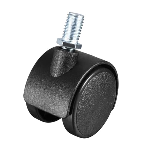 4 stücke Lenkrollen 1,5 Zoll Nylon 360 Grad M8 X 13mm Gewinde Caster Räder for Möbel Stuhl von EEEBLBXNQ