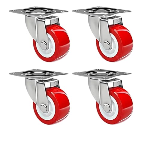 4 stücke Rollen Universal Räder Bremse Freies Rotierenden Möbel Hardware(4pcs-18screws) von EEEBLBXNQ