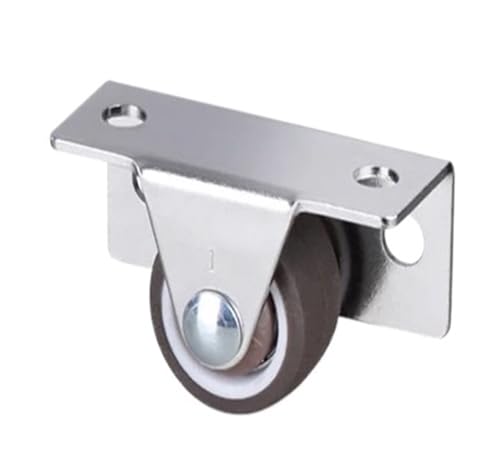 4 stücke Seite Montieren Caster Räder Niedrigen Profil Rollen Set Von Schublade Starre for Holz Möbel(1.25 inch-B) von EEEBLBXNQ