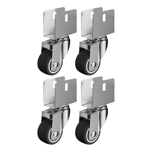 4Pcs 1 zoll Schwenkt Rollen Ersatz Möbel Rad Castor Dropship(2 universal and 2 wi) von EEEBLBXNQ