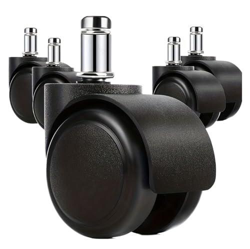 5 stücke Schwarz Kunststoff Drehstuhl Rollen Schreibtisch Ersatz Roller 50mm Büro Dreh Sofa Räder Möbel Teile 5 stücke Schwarz Kunststoff Drehstuhl Rollen Schreibtisch Ersatz Roller 50mm Büro Dreh Sofa Räder Möbel Teile von EEEBLBXNQ
