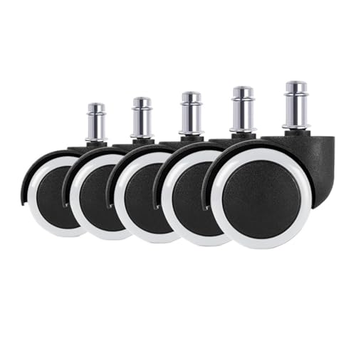 5 stücke Stumm Rad 2 "Büro Stuhl Caster Ersatz Rollen Schwenk 360 Grad Möbel Hardware(White) von EEEBLBXNQ