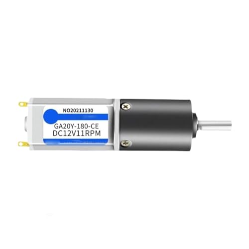 EEEBLBXNQ 1PC GA20Y-180 Hohe Drehmoment 4mm Mini Motor DC 12V 24V Planeten Getriebe Motor(11rpm,12V) von EEEBLBXNQ
