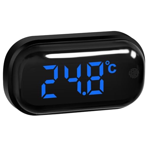 EEEKit Digitales Aquariumthermometer, Mini-Fischtank-Temperatursensor, Selbstklebendes Wasserthermometer für tropische Fische Reptilien von EEEKit
